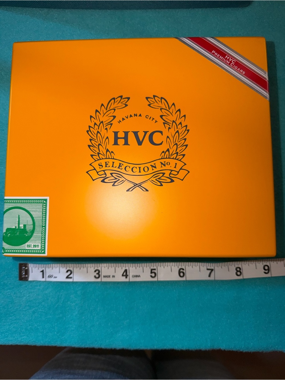 HVC Seleccion No.1 Orange Cigar Box
